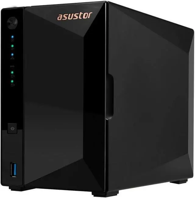Asustor AS3302T v2 Drivestor 2 Pro Gen2 2 Bay NAS, Quad-Core 1.7GHz CPU, 2.5Gbe Port, 2GB DDR4 (Diskless)