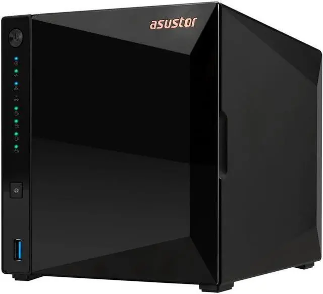 Asustor AS3304T v2 Drivestor 4 Pro Gen2 4 Bay NAS, Quad-Core 1.7GHz CPU, 2.5GbE Port, 2GB DDR4 (Diskless)