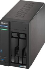 Asustor Lockerstor 2 Gen 2 AS6702T 2 Bay NAS, Quad-Core 2.0GHz CPU, Dual 2.5GbE Ports, 4GB RAM DDR4, Four M.2 SSD Slots (Diskless)