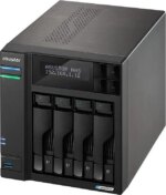 Asustor Lockerstor 4 Gen 2 AS6704T 4 Bay NAS, Quad-Core 2.0GHz, Dual 2.5GbE Ports, 4GB RAM DDR4, Four M.2 SSD Slots (Diskless)