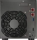 Asustor Lockerstor 4 Gen 2 AS6704T 4 Bay NAS, Quad-Core 2.0GHz, Dual 2.5GbE Ports, 4GB RAM DDR4, Four M.2 SSD Slots (Diskless)