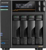 Asustor Lockerstor 4 Gen3 AS6804T 4 Bay NAS, Quad-Core 2.3GHz CPU, Dual USB 4 Ports, Dual 10GbE Ports, Dual 5GbE Ports, 16G ECC RAM DDR5, Four M.2 SSD
