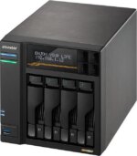 Asustor Lockerstor 4 Gen3 AS6804T 4 Bay NAS, Quad-Core 2.3GHz CPU, Dual USB 4 Ports, Dual 10GbE Ports, Dual 5GbE Ports, 16G ECC RAM DDR5, Four M.2 SSD