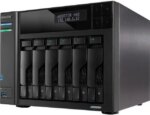 Asustor Lockerstor 6 Gen 2 AS6706T 6 Bay NAS, Quad-Core 2.0GHz, Dual 2.5GbE Ports, 8GB RAM DDR4, Four M.2 SSD Slots (Diskless)