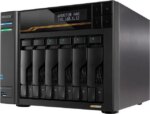 Asustor Lockerstor 6 Gen3 AS6806T 6 Bay NAS, Quad-Core 2.3GHz CPU, Dual USB 4 Ports, Dual 10GbE Ports, Dual 5GbE Ports, 16G ECC RAM DDR5, Four M.2 SSD