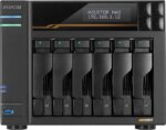 Asustor Lockerstor 6 Gen3 AS6806T 6 Bay NAS, Quad-Core 2.3GHz CPU, Dual USB 4 Ports, Dual 10GbE Ports, Dual 5GbE Ports, 16G ECC RAM DDR5, Four M.2 SSD