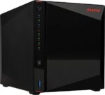 Asustor Nimbustor 4 Gen2 AS5404T 4 Bay NAS, Quad-Core 2.0GHz CPU, Dual 2.5GbE Ports, 4GB DDR4, Four M.2 SSD Slots (Diskless)