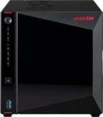 Asustor Nimbustor 4 Gen2 AS5404T 4 Bay NAS, Quad-Core 2.0GHz CPU, Dual 2.5GbE Ports, 4GB DDR4, Four M.2 SSD Slots (Diskless)