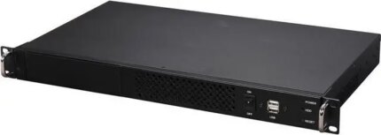 Athena Power RM-1UC138 Black 1U Rackmount Server Case