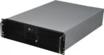 Athena Power RM-3U316465U3 Silver/Black 3U Rackmount Server Case