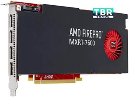 Barco MXRT-7600 8GB AMD Firepro Quad Head PCIe Video Graphic Card Controller (K9306044)High End 3D Display