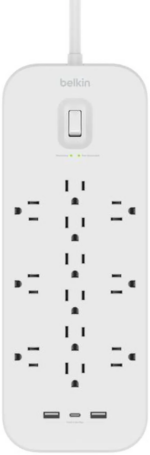 Belkin 12 Outlet Surge Protector + USB-C and USB-A ports SRA007P12TT6