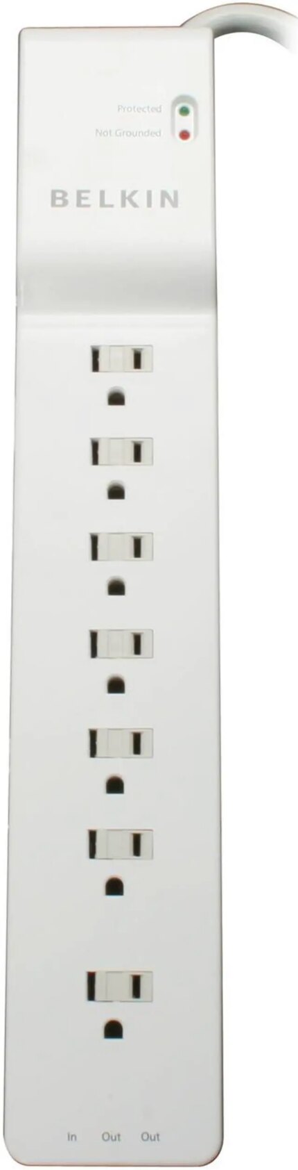 BELKIN BE107200-06 6 Feet 7 Outlets 2320 joule Home/office Surge Protector