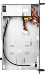BLACK 1U MINI SC504 CHASSIS W/