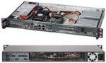 BLACK 1U MINI SC505 CHASSIS W/
