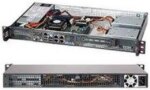 BLACK 1U MINI SC505 CHASSIS W/