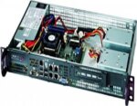 BLACK 1U MINI SC505 CHASSIS W/