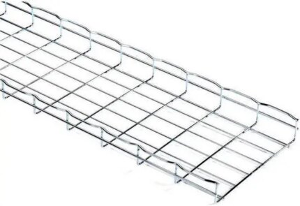 Black Box Basket Tray Section - 2"H x 10'L x 12"W Steel 3-Pack