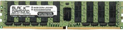 Black Diamond Memory 64GB ECC Registered DDR4 2666 (PC4 21300) Server Memory Model BD64G2666MQR96