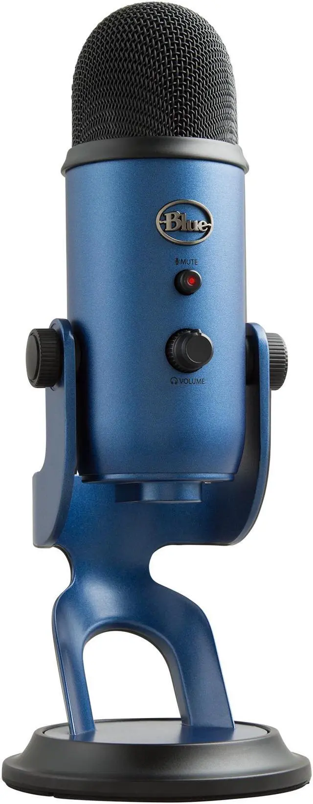 Blue Yeti USB Microphone for PC, Mac, Gaming, Recording, Streaming, Podcasting, Studio and Computer Condenser Mic with Blue VO!CE effects, 4 Pickup