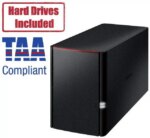 BUFFALO LinkStation 220 2-Bay Personal Cloud Network Storage 12TB (2x6TB) with Hard Drives Included