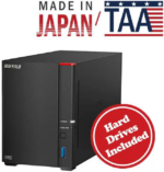 BUFFALO LinkStation SoHo 720 2-Bay Professional Office NAS 16TB (2x8TB) with Hard Drives Included