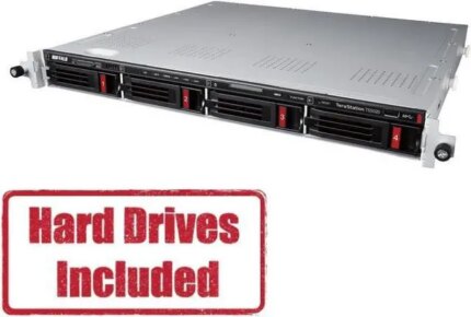 BUFFALO TeraStation 5420 4-Bay 16TB (4x4TB) Business Rackmount NAS Storage Hard Drives Included