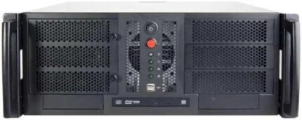 Chenbro RM42300-F1U3 4U 17.5in Compact Industrial Server Chassis Black Front Bezel 2x USB 3.0