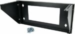 CNAweb 4U 19-Inch Steel Wall Mountable Folding Vertical Rack and Server Rack