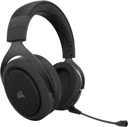 Corsair HS70 Pro Wireless Gaming Headset - 7.1 Surround Sound Headphones for PC, MacOS, PS5, PS4 - Discord Certified - 50mm Drivers – Carbon