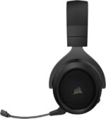 Corsair HS70 Pro Wireless Gaming Headset - 7.1 Surround Sound Headphones for PC, MacOS, PS5, PS4 - Discord Certified - 50mm Drivers – Carbon