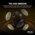 Corsair HS80 MAX Wireless Multiplatform Gaming Headset with Bluetooth - Dolby Atmos - Broadcast Quality Microphone - iCUE Compatible - PC, Mac, PS5,