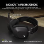 Corsair HS80 MAX Wireless Multiplatform Gaming Headset with Bluetooth - Dolby Atmos - Broadcast Quality Microphone - iCUE Compatible - PC, Mac, PS5,