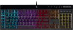 Corsair K55 RGB PRO Membrane Wired Gaming Keyboard – IP42 Dust and Spill-Resistant, 6 Macro Keys w/ Elgato Integration, iCUE Compatible – Black