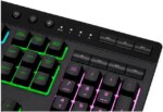 Corsair K55 RGB PRO Membrane Wired Gaming Keyboard – IP42 Dust and Spill-Resistant, 6 Macro Keys w/ Elgato Integration, iCUE Compatible – Black