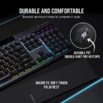 Corsair K70 RGB PRO Wired Mechanical Gaming Keyboard - Cherry MX RGB Red Linear Switches, 8,000Hz Hyper-Polling, PBT Double-Shot PRO Keycaps,