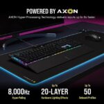 Corsair K70 RGB PRO Wired Mechanical Gaming Keyboard - Cherry MX RGB Red Linear Switches, 8,000Hz Hyper-Polling, PBT Double-Shot PRO Keycaps,