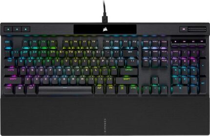 Corsair K70 RGB PRO Wired Mechanical Gaming Keyboard - Cherry MX RGB Red Linear Switches, 8,000Hz Hyper-Polling, PBT Double-Shot PRO Keycaps,