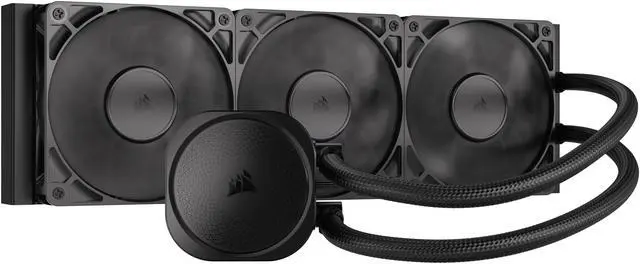 CORSAIR NAUTILUS 360 RS Liquid CPU Cooler – RS120 Fans – Fits Intel® LGA 1851/1700, AMD® AM5/AM4 – Simple Daisy-Chain - Direct Motherboard Connection