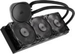 CORSAIR NAUTILUS 360 RS Liquid CPU Cooler – RS120 Fans – Fits Intel® LGA 1851/1700, AMD® AM5/AM4 – Simple Daisy-Chain - Direct Motherboard Connection
