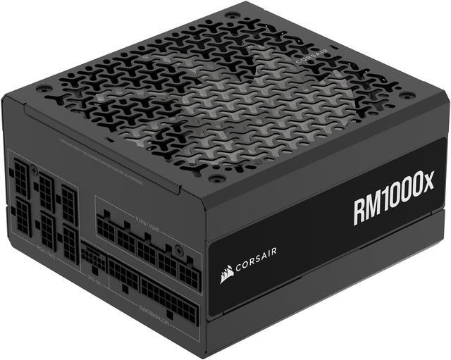 CORSAIR RMx Series RM1000x ATX Power Supply - Fully Modular - ATX 3.1 - PCIe 5.1 - Cybenetics Gold - Low-Noise - Japanese Capacitors - 1000 Watts