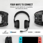 CORSAIR VIRTUOSO RGB WIRELESS XT High-Fidelity Gaming Headset with Bluetooth and Spatial Audio - Works with Mac, PC, PS5, PS4, Xbox series X/S - Slate