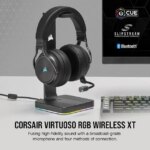 CORSAIR VIRTUOSO RGB WIRELESS XT High-Fidelity Gaming Headset with Bluetooth and Spatial Audio - Works with Mac, PC, PS5, PS4, Xbox series X/S - Slate