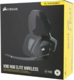 Corsair VOID RGB ELITE Wireless Circumaural Premium Gaming Headset with 7.1 Surround Sound, Carbon