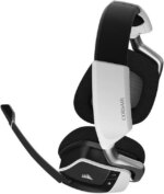 Corsair VOID RGB Elite Wireless Premium Gaming Headset with 7.1 Surround Sound - Discord Certified - Works with PC, PS5 and PS4 - White