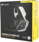 Corsair VOID RGB Elite Wireless Premium Gaming Headset with 7.1 Surround Sound - Discord Certified - Works with PC, PS5 and PS4 - White