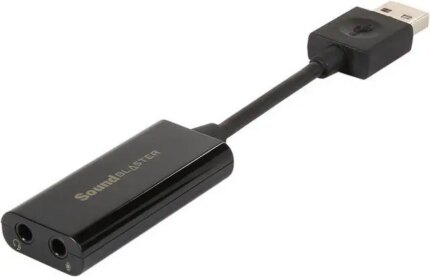 Creative Labs Sound Blaster Play! 3 External USB Sound Adapter for Windows and Mac. Plug and Play (No Drivers Required). Upgrade to 24-Bit 96Khz