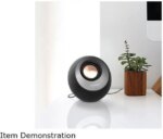 Creative Pebble V3 2.0 Bluetooth Speaker System - 8 W RMS - Black - Desktop - 100 Hz to 17 kHz - USB