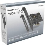 Creative Sound Blaster Audigy Fx V2 Upgradable Hi-res PCI-e Sound Card with 5.1 Discrete and Virtual Surround, Scout Mode, SmartComms Kit for PC