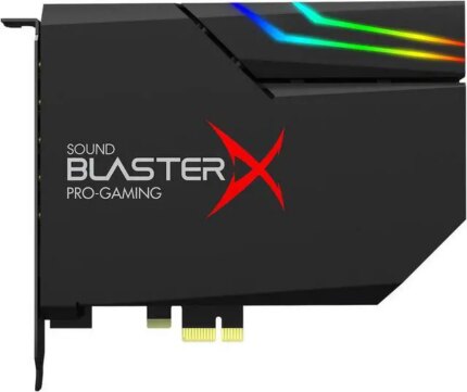 Creative Sound BlasterX AE-5 Plus SABRE32-class Hi-res 32-bit/384 kHz PCIe Gaming Sound Card and DAC with Dolby Digital and DTS, Xamp Discrete